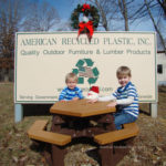 儿童六边形野餐桌回收塑料